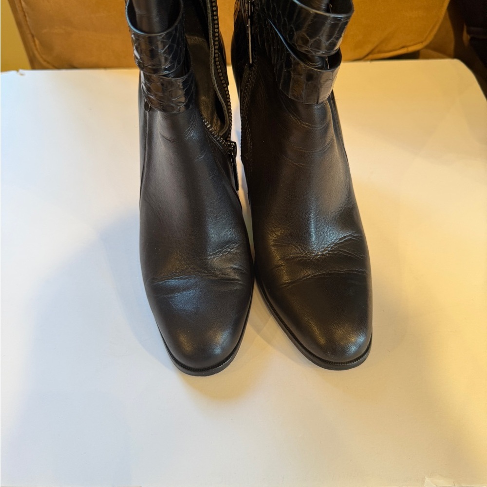 Donald J. Pliner Black Ankle Booties